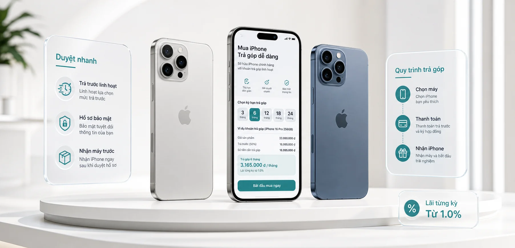 Ảnh giới thiệu dịch vụ trả góp iPhone